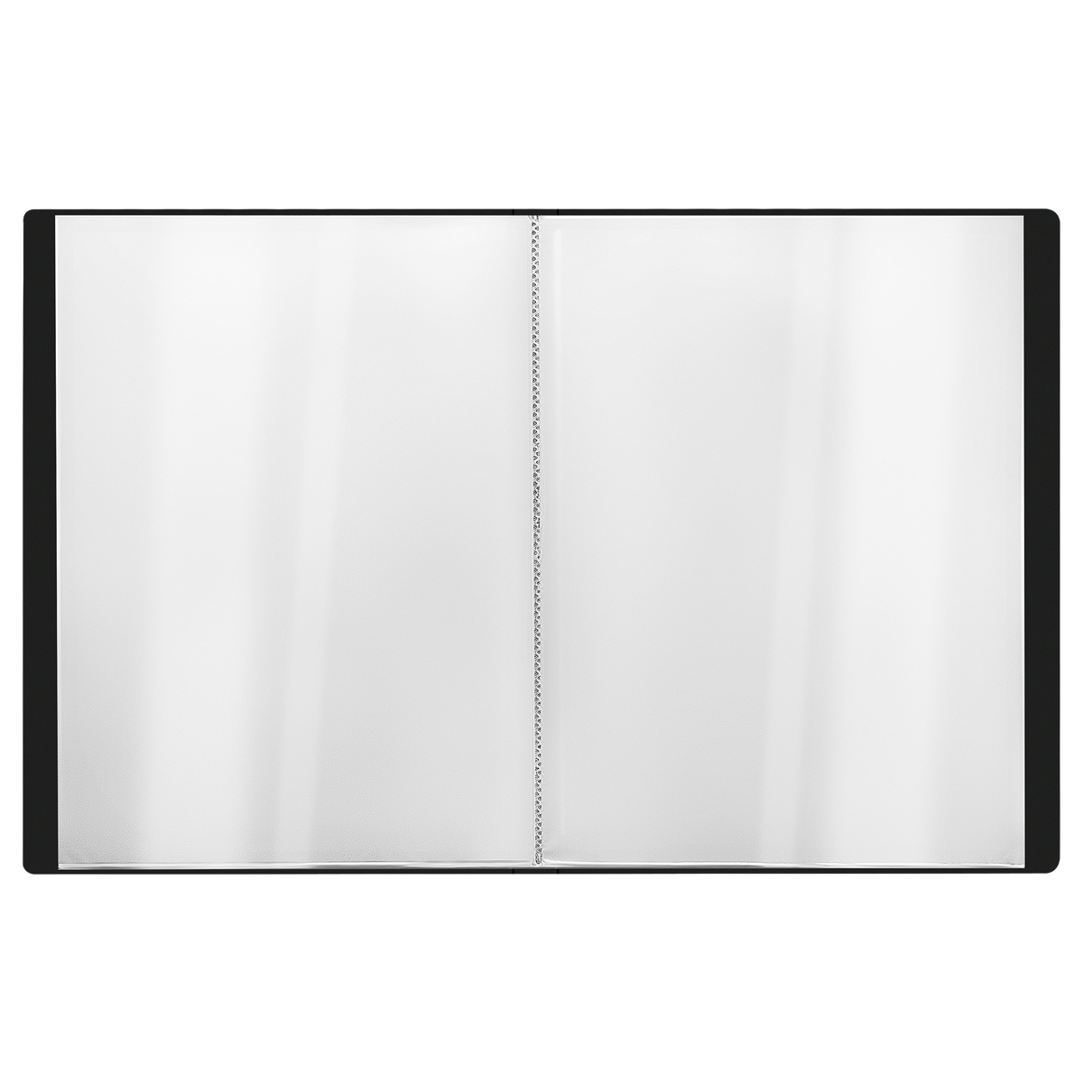 Папка 60 вкладышей СТАММ Стандарт 21мм 700мкм Черная