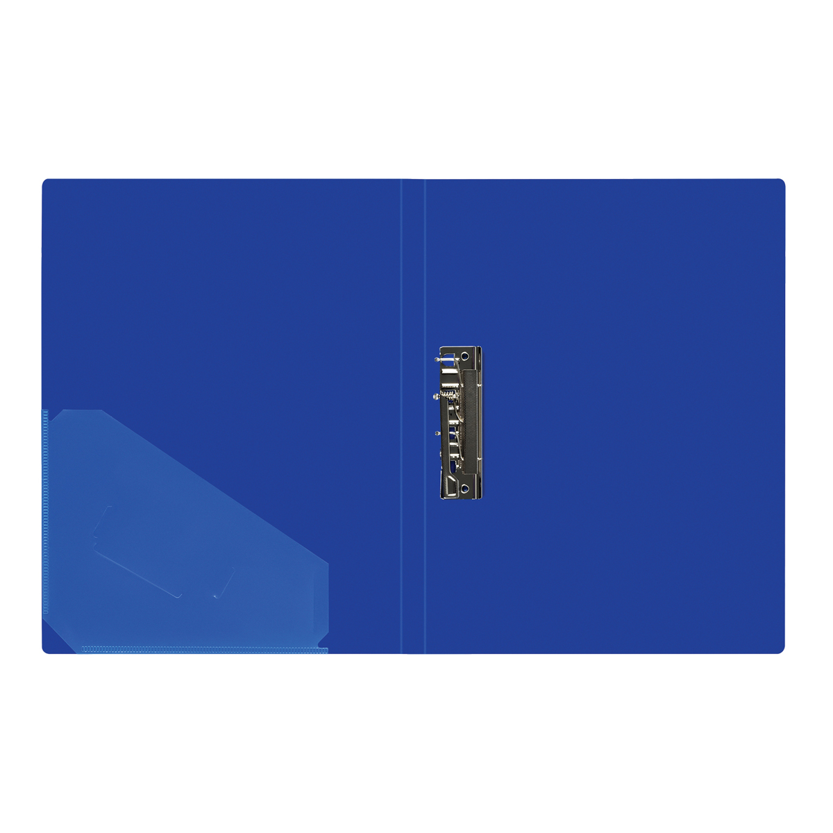 Папка с боковым зажимом А4 СТАММ Стандарт 17мм 700мкм синяя