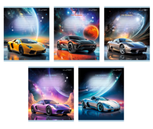 Тетрадь 24 л. линия ЭКСМО Машина мечты