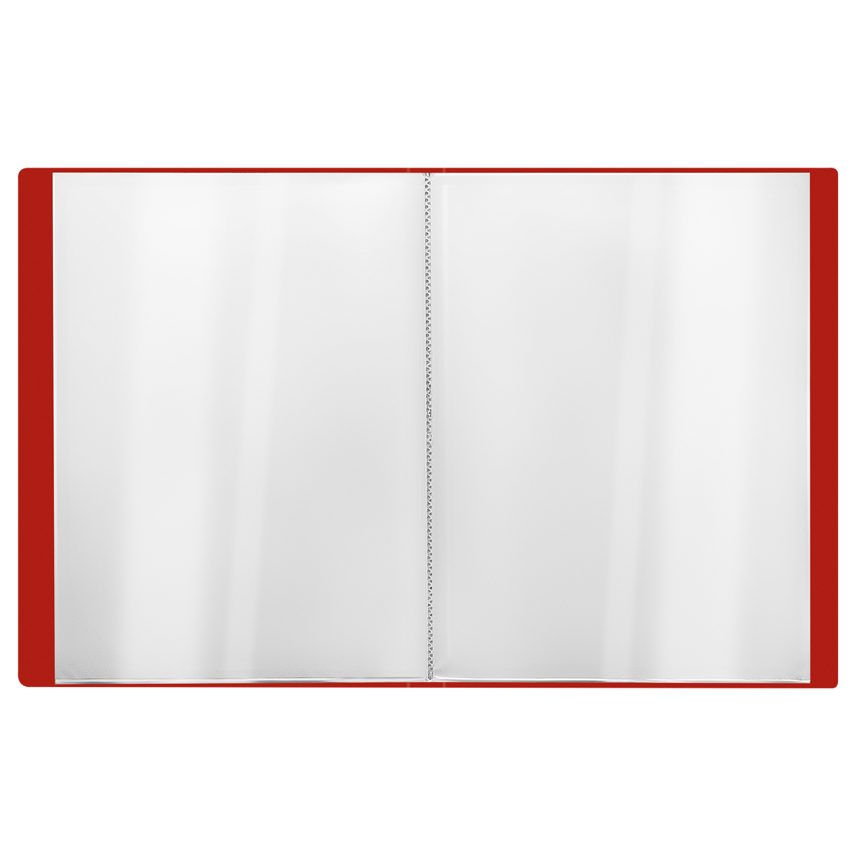 Папка 40 вкладышей СТАММ Стандарт 21мм 600мкм Красная