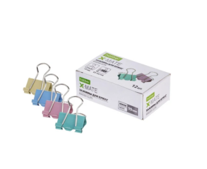 Зажим металлический 19мм цветной Hatber X-Mate