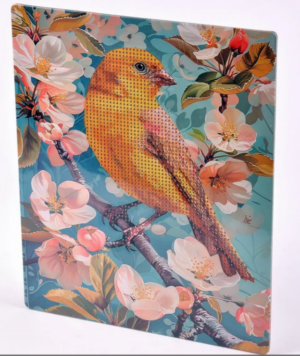 Алмазная мозаика 21х25см Птица, с мольбертом