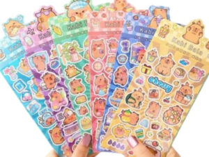 Наклейки Mazari Капибара 18 дизайнов