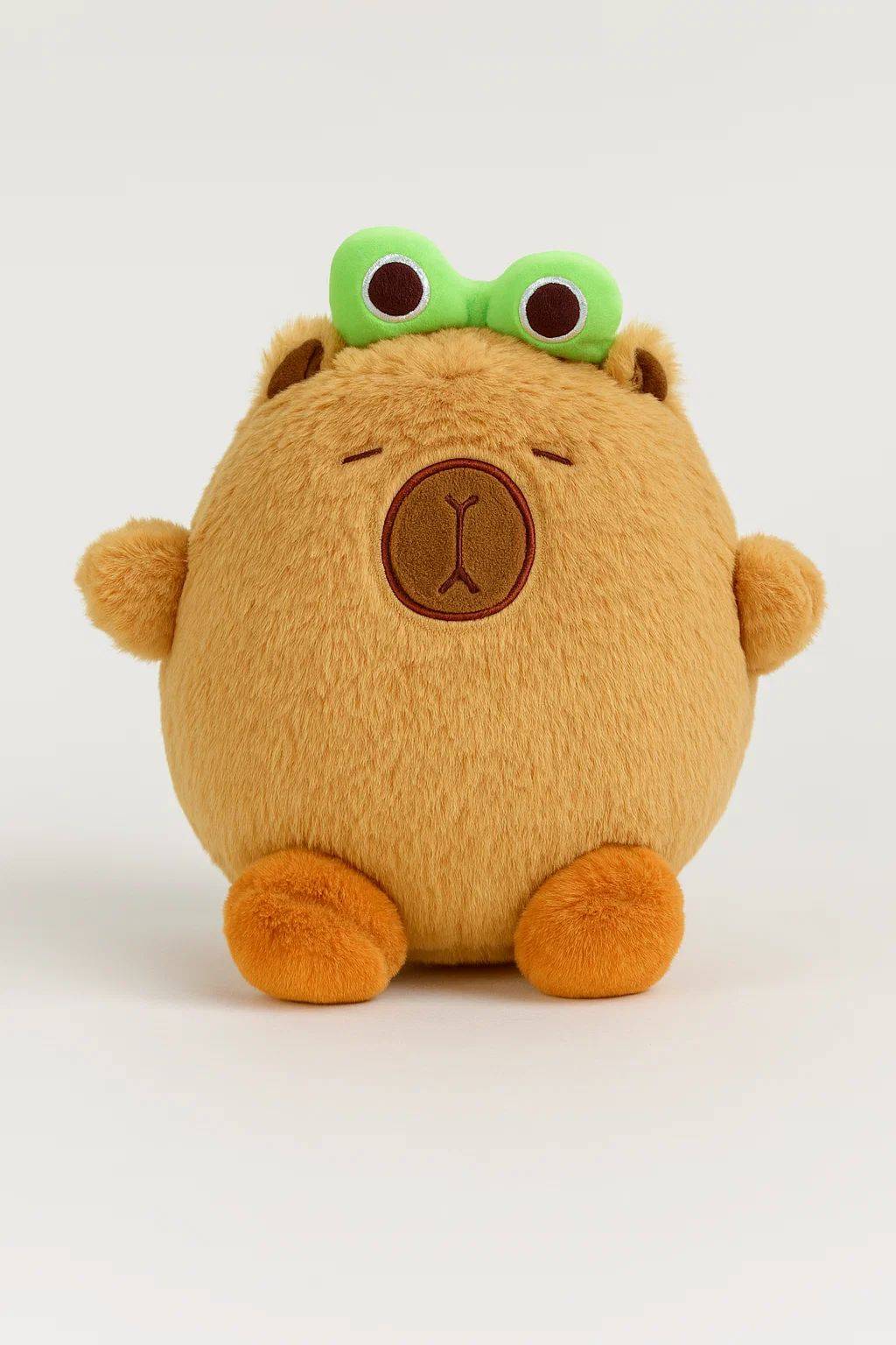 Мягкая игрушка Capy frog hair band 20см