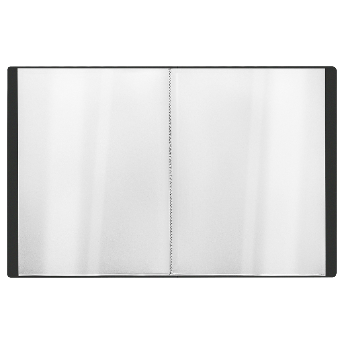 Папка 20 вкладышей СТАММ Стандарт 14мм 600мкм Черная