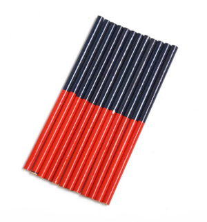 Карандаш двухцветный ChanChenq красно-синий, круглый корпус