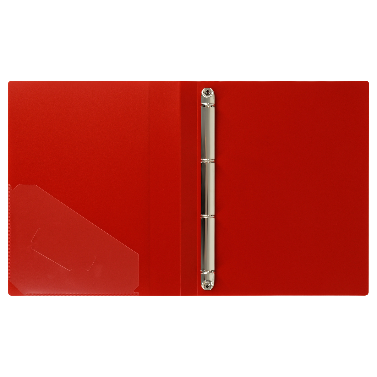 Папка на 4х кольцах 25мм СТАММ Стандарт Красная