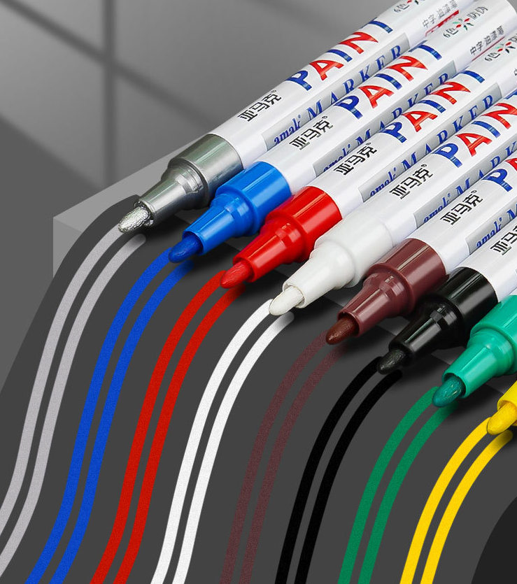 Маркер-краска PAINT 2мм черный