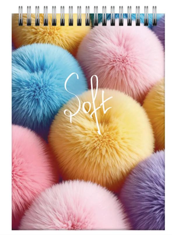 Блокнот 60л. А6 Эксмо Soft 2, клетка, гребень