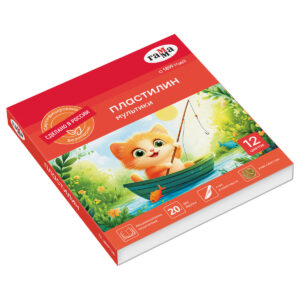 Пластилин ГАММА Мультики 12цв. 240г