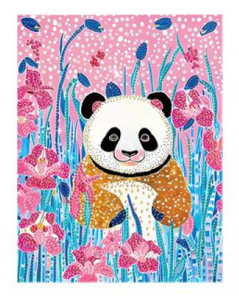 Алмазная мозаика 23х30см Панда
