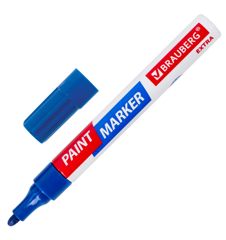 Маркер-краска Brauberg EXTRA синий 4мм