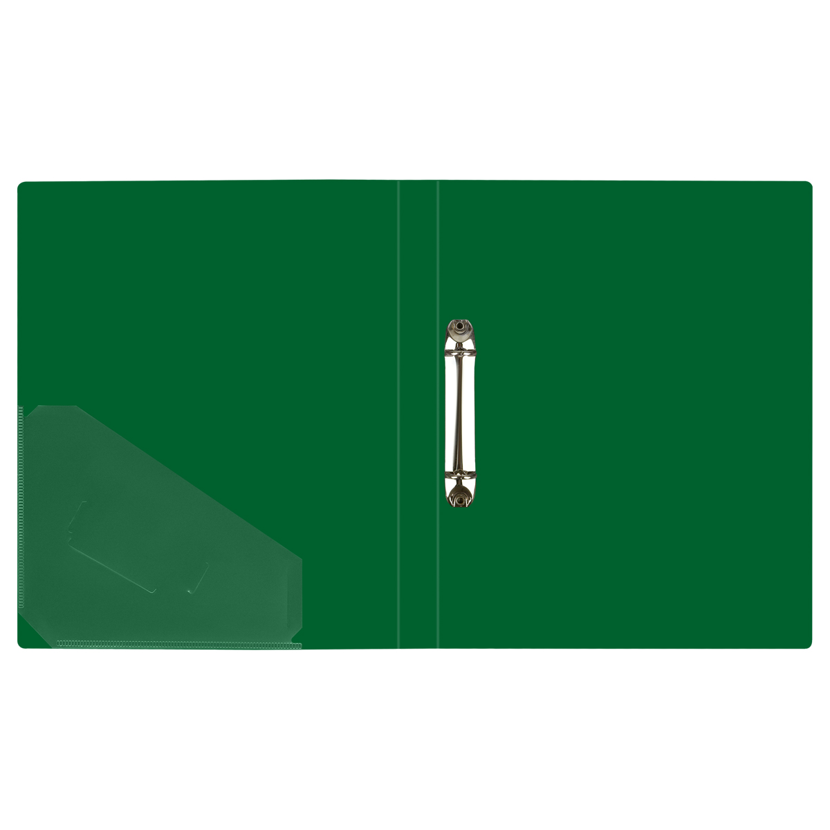 Папка на 2х кольцах 40мм СТАММ Стандарт Зеленая