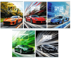 Тетрадь 40 л. клетка ЭКСМО Speed