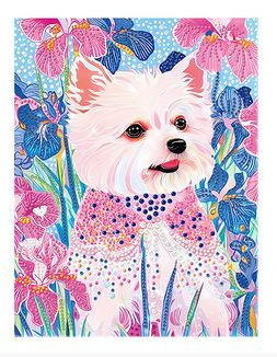 Алмазная мозаика 23х30см Собака_