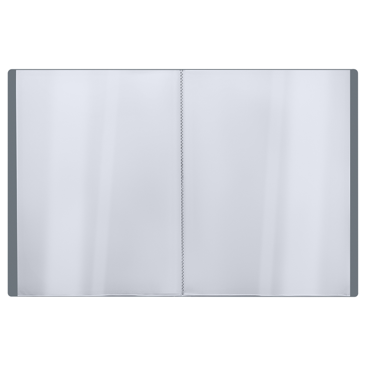 Папка 30 вкладышей СТАММ Стандарт 17мм 600мкм Серая