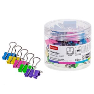 Зажим металлический 19мм НЕОН Hatber