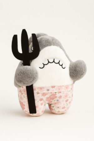 Мягкая игрушка Shark with fork 23см