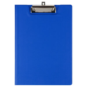 Папка-планшет с верхним зажимом OfficeSpace ПВХ синяя