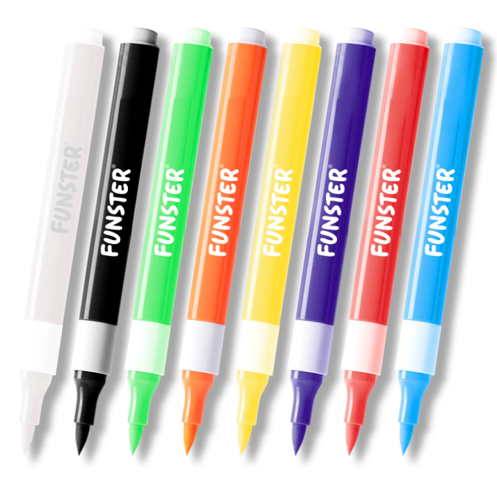 Аквагрим аквамаркеры для лица и тела FUNSTER 8 цветов