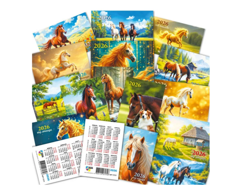 Календарь карманный Квадра 2026 Символ года