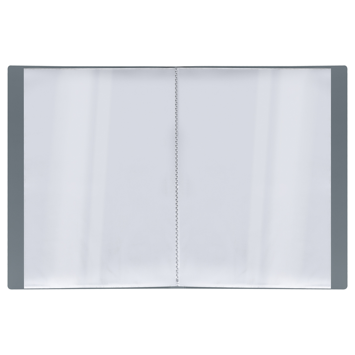 Папка 20 вкладышей СТАММ Стандарт 14мм 600мкм Серая