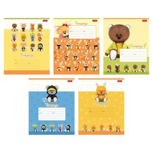 Тетрадь 12 л.косая линия Hatber ЛЕСЯТА