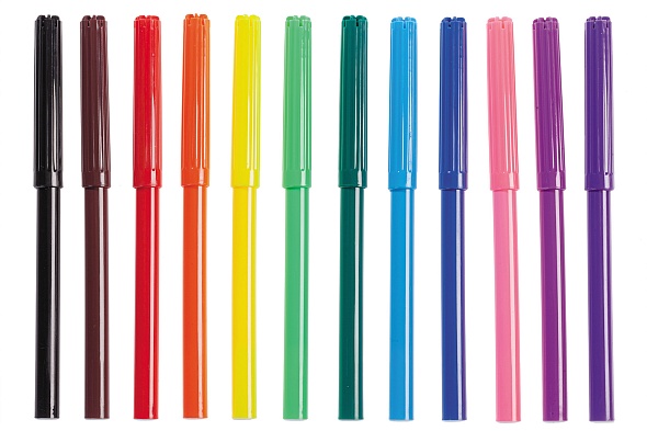 Фломастеры Hatber ECO ЖЖ-МЯУ 12цв. к/к