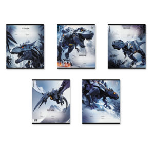 Тетрадь 24 л. клетка Erich Krause Techno Dino