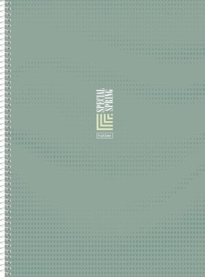 Тетрадь160л. А4 клетка Hatber Special Spring, 7БЦ на гребне