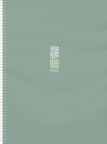 Тетрадь160л. А4 клетка Hatber Special Spring, 7БЦ на гребне