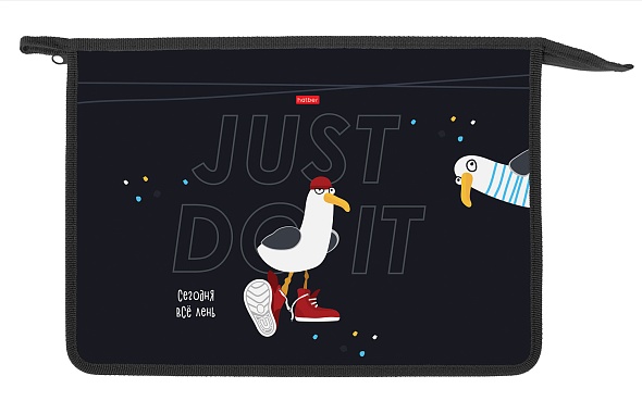 Папка для тетрадей на молнии А4 Hatber Приключения чайки