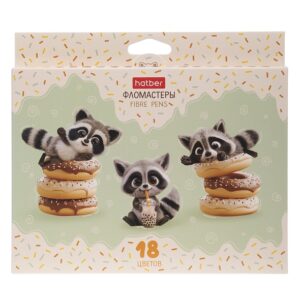 Фломастеры Hatber ВОТ ЕНОТ 18цв. к/к