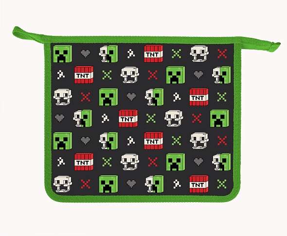 Папка для тетрадей на молнии А5 Hatber Pixel Boom