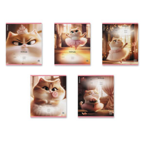 Тетрадь 12 л.клетка Erich Krause Prima Cat