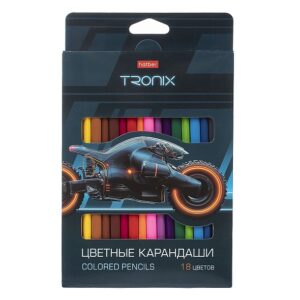 Карандаши цветные Hatber TRONIX 18цв.