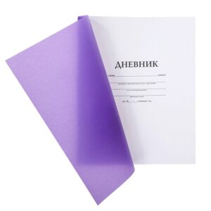 Дневник 1-11кл Hatber Пластиковая обложка Фиолетовый
