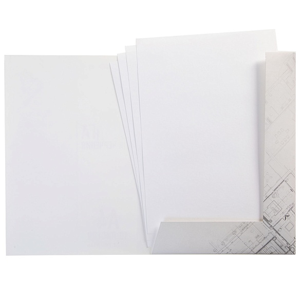 Папка для черчения А4 10л. 200г/м Hatber Проект