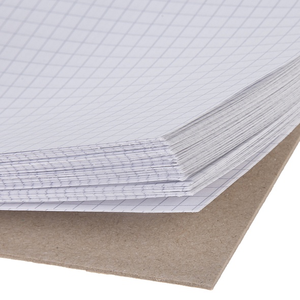 Блокнот 80л. А4 Hatber Лунная ночь, клетка, на спирали