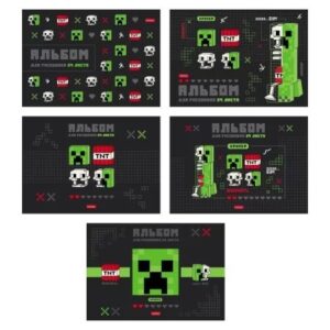 Альбом для рисования 24л. Hatber Pixel Boom