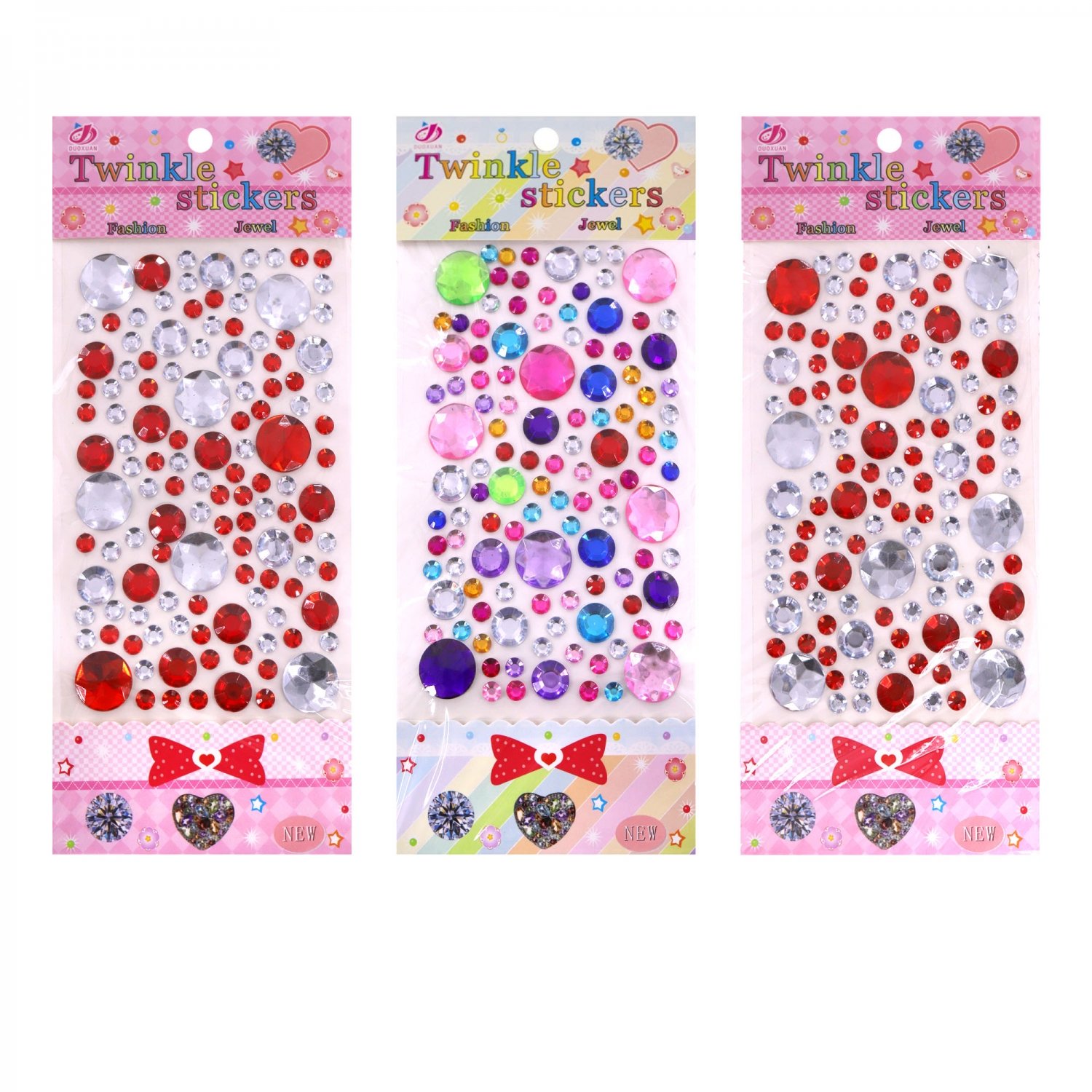 Наклейки из страз Alingar Сияющие круги