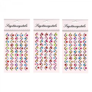 Наклейки из страз Alingar Звёздный зигзаг