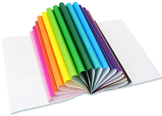 Цветная бумага А4 16л.16цв. Апплика мелованная, Яркая абстракция