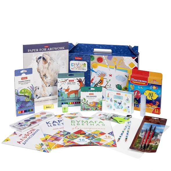 Набор для творчества Hatber Студия творчества, 20 предметов в подароч.коробке