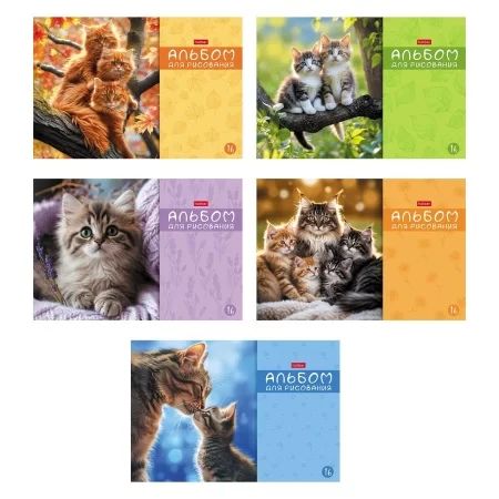 Альбом для рисования 16л. Hatber МяУсы