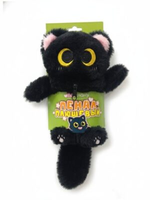 Пенал плюшевый ПО-ПЛАНУ A terrifying creature, black