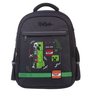 Рюкзак Hatber LIGHT Pixel Boom 38х29см