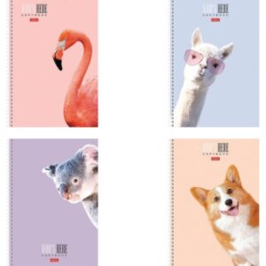 Тетрадь 96л. А4 клетка Hatber Кто здесь?, на спирали