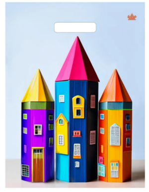 Пакет полиэтиленовый 31х40см MILAND Яркие карандаши