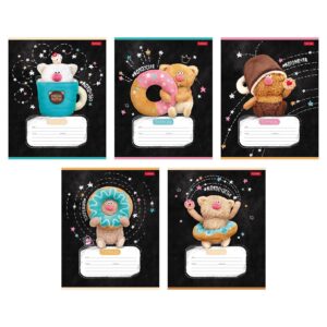 Тетрадь 18л.клетка Hatber Кофейные коты